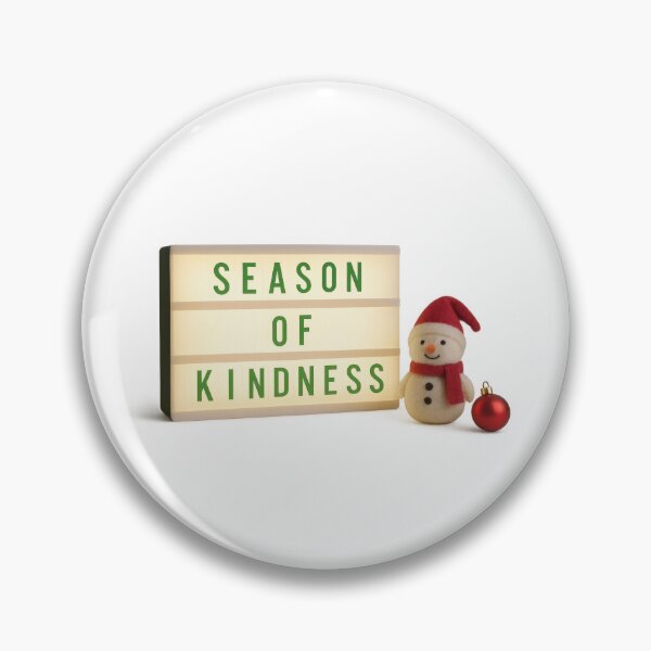 Item preview, Season of kindness lightbox with festive snowman and ornament, perfect for Christmas themes, AI generated designed and sold by dvoevnore.