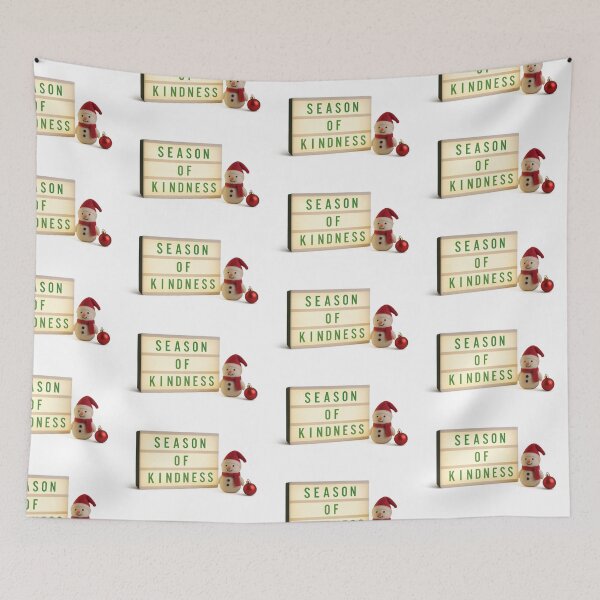 Item preview, Season of kindness lightbox with festive snowman and ornament, perfect for Christmas themes, AI generated designed and sold by dvoevnore.