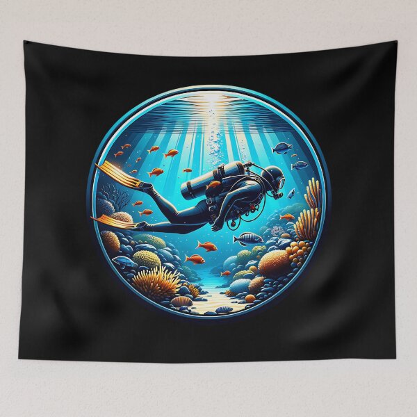 Item preview, Cool diver design designed and sold by ReneMM.