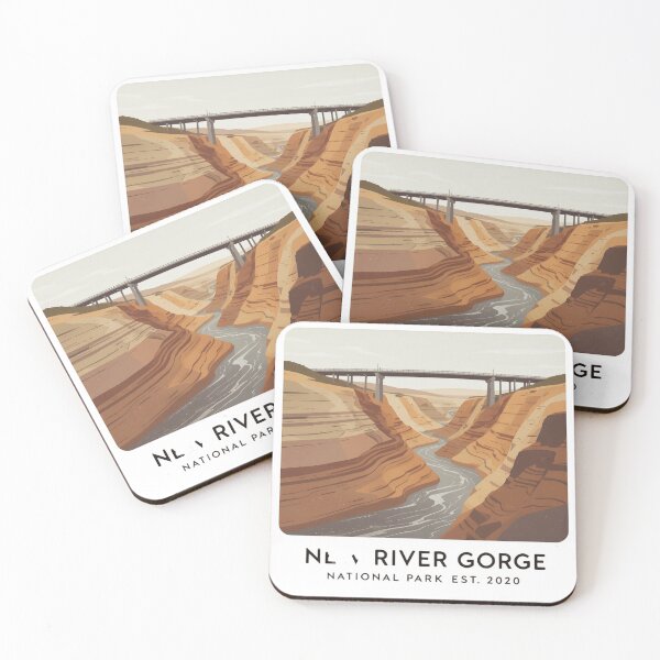 Item preview, Skyline Bluff Sunrise at New River Gorge National Park designed and sold by Simsimah26Parks.
