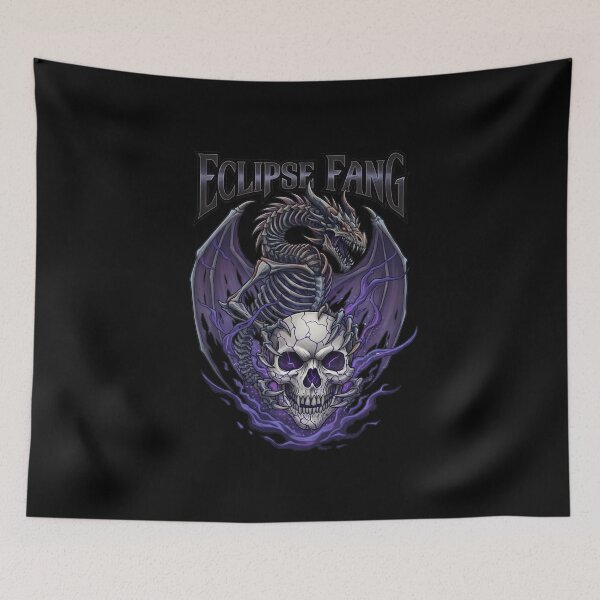 Item preview, Death Metal Shirt - Skeletal Dragon Guarding a Cursed Skull designed and sold by NickPositron.