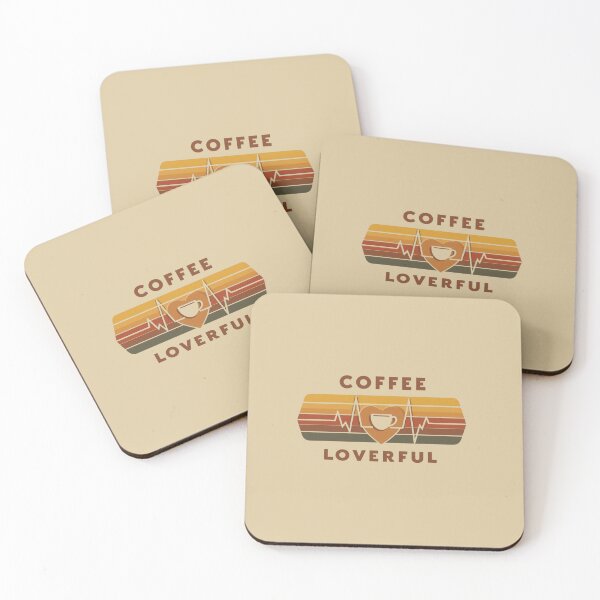 Item preview, Coffee loverful retro vintage 70th design  designed and sold by Happyhoo1.