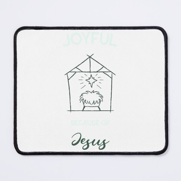 Item preview, Joyful Because of Jesus Christian T-shirt designed and sold by Ever-Kind.