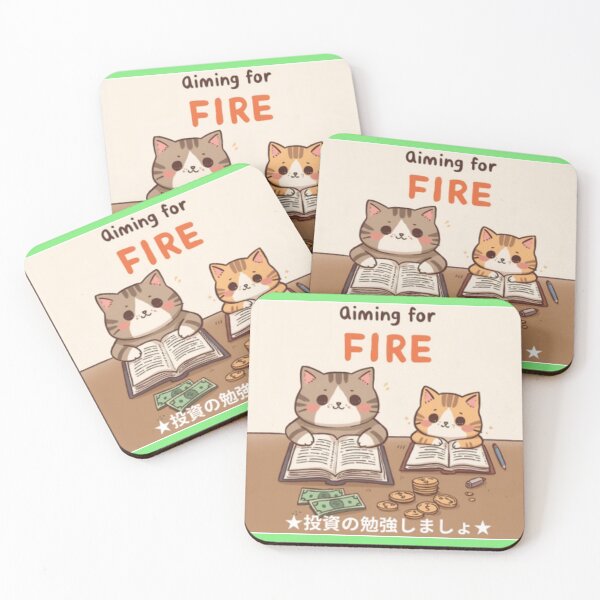 Item preview, A mother cat and her kitten studying investment together. designed and sold by pinkish-petals.