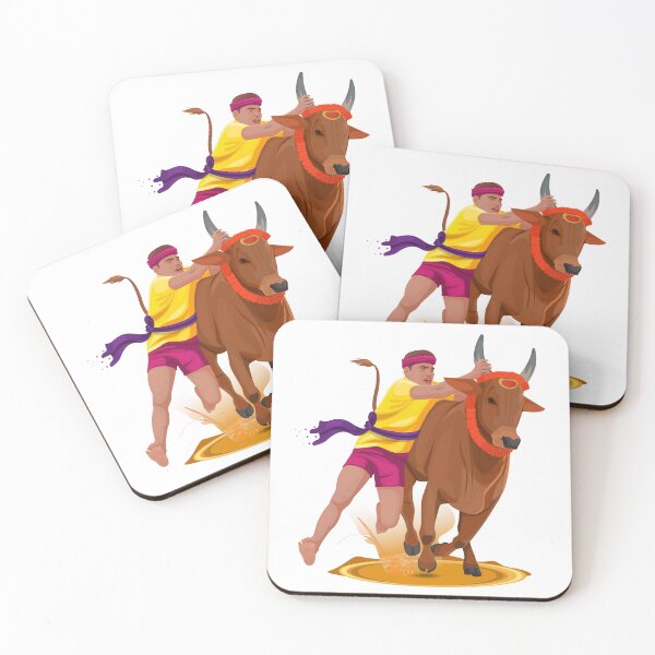 Item preview, Jallikattu Festival Bull Traditional Bull Taming Sport of Tamil Nadu designed and sold by niStock.