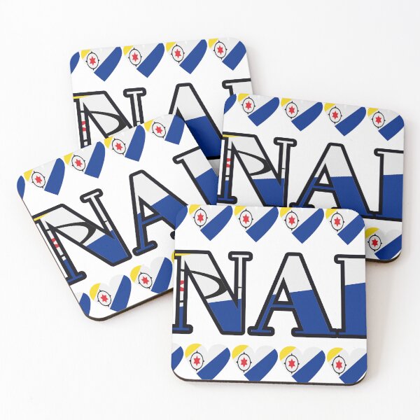 Item preview, Bonaire Flag Letters And Hearts designed and sold by TheIconSmith.