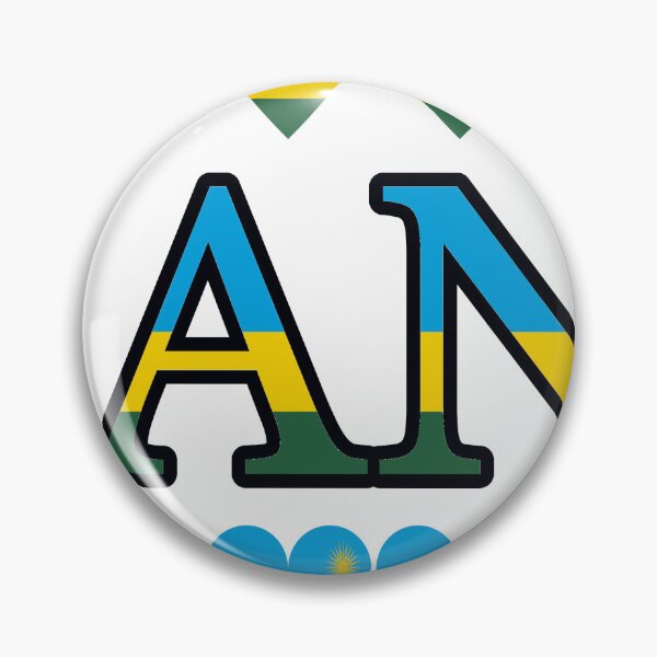Item preview, Rwanda Flag Letters And Hearts designed and sold by TheIconSmith.