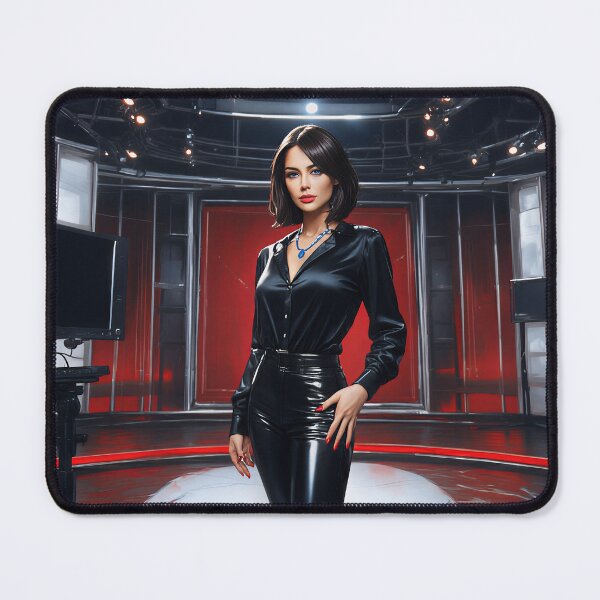 Item preview, Breaking News: Satin and Leather Perfect Together designed and sold by Trina AI Art.
