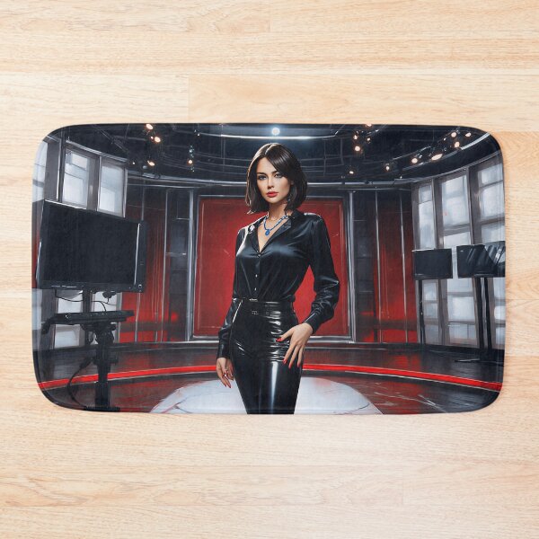 Item preview, Breaking News: Satin and Leather Perfect Together designed and sold by Trina AI Art.