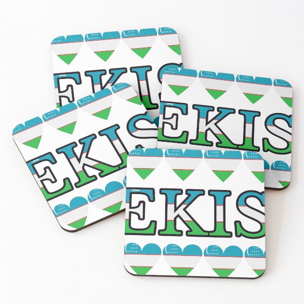 Item preview, Uzbekistan Flag Letters And Hearts designed and sold by TheIconSmith.