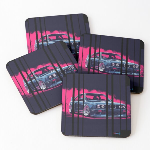 Item preview, B.W30 the Power of the 3 series drifting with neon smoke, retro 80s 10 designed and sold by Neon G.