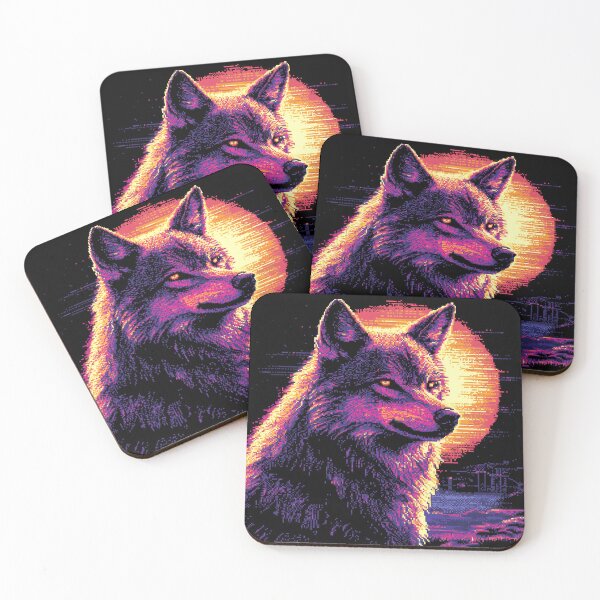 Item preview, Cyber Wolf Moon designed and sold by ClubVacay.