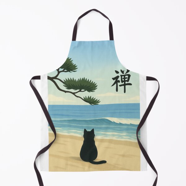 Item preview, The black cat that journeys across Japan’s scenic wonders　ZEN   designed and sold by M＆VShop.