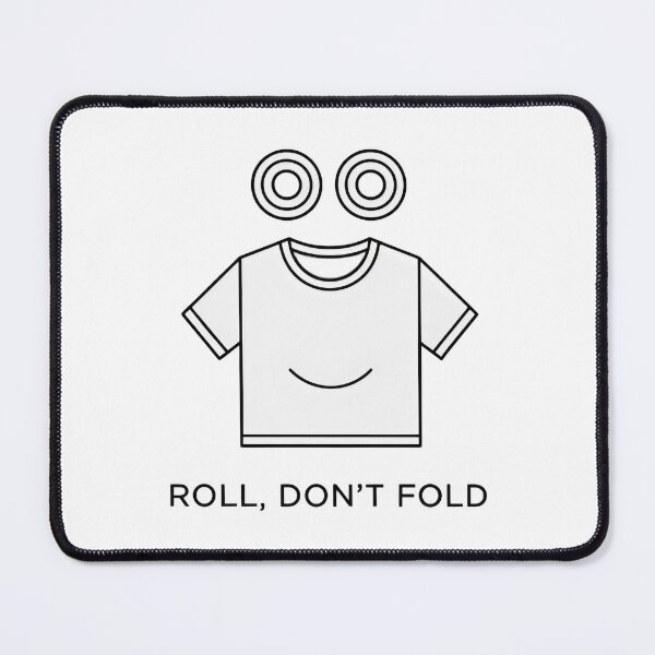 Item preview, Roll, Don't Fold  Funny Travel & Motivational Quote designed and sold by Dakson Design - Fantasy Art.