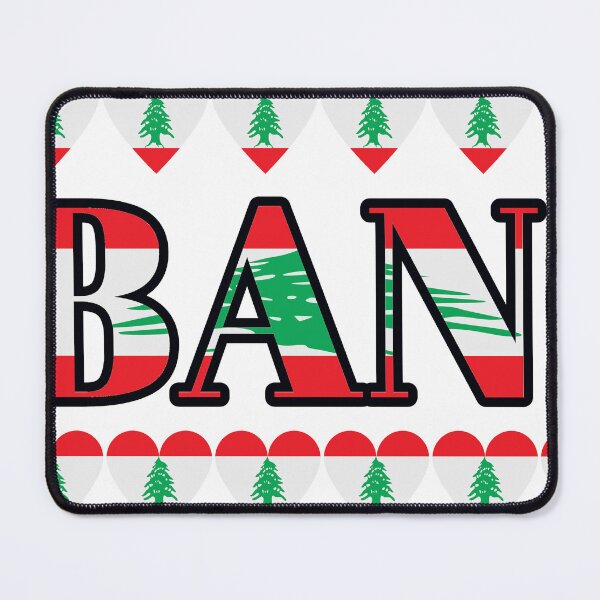 Item preview, Lebanon Flag Letters And Hearts designed and sold by TheIconSmith.