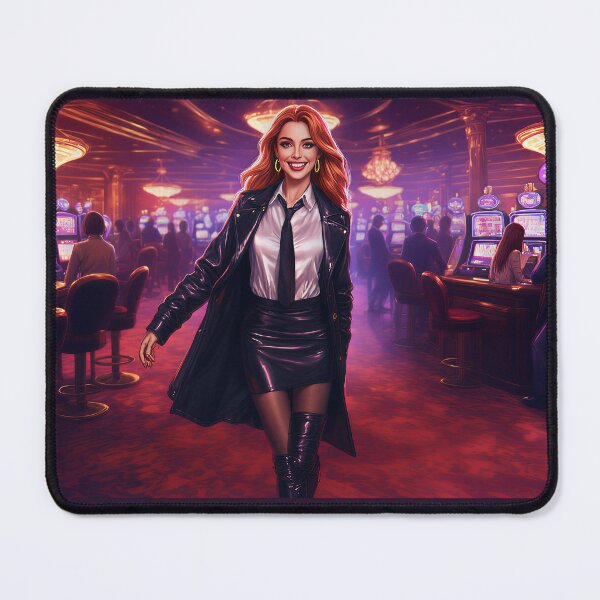 Item preview, A Sexy Business Woman Always Betting on Red designed and sold by Trina AI Art.