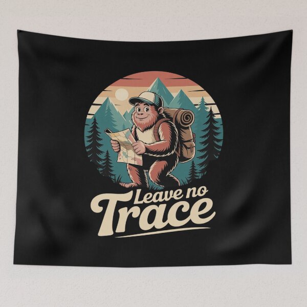 Item preview, Leave No Trace Bigfoot Hiking designed and sold by KonstanKoraner.