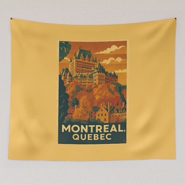Item preview, Montreal Quebec Travel Poster designed and sold by VoglR.