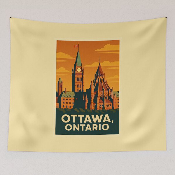 Item preview, Ottawa, Ontario Travel Poster designed and sold by VoglR.