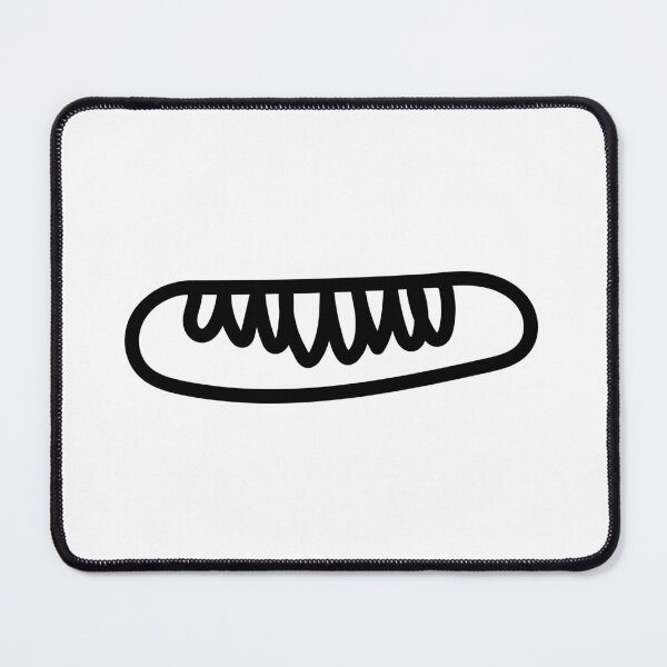 Item preview, Monster Mouth - Wide (mono) designed and sold by helengarvey.