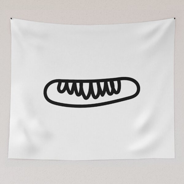 Item preview, Monster Mouth - Wide (mono) designed and sold by helengarvey.