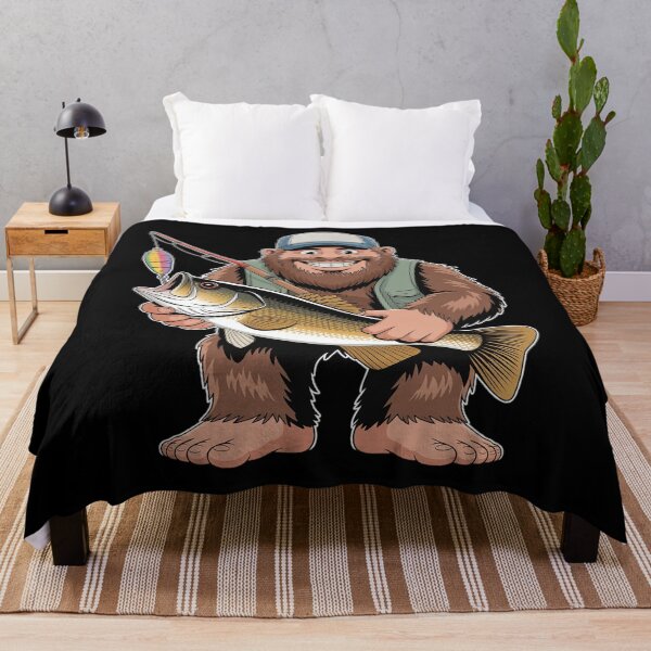 Item preview, Men's Smallmouth Bass Fishing Bigfoot Fisherman designed and sold by KonstanKoraner.