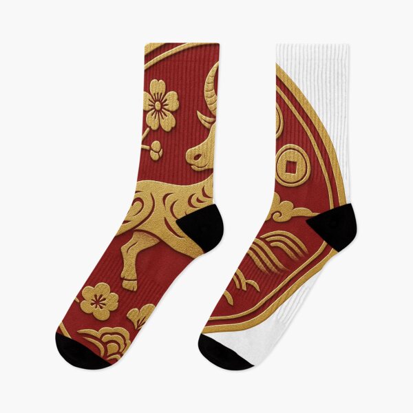 Item preview, Lunar New Year Ox Emblem designed and sold by Vendeloc.