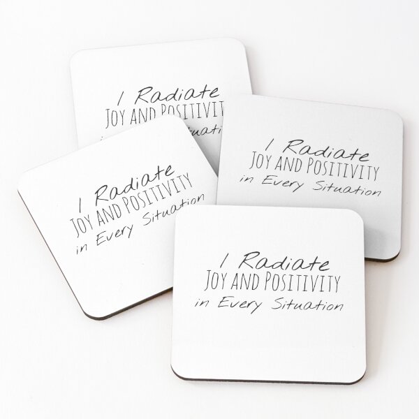 Item preview, I Radiate Joy and Positivity in Every Situation – Joy Affirmation designed and sold by Camila  Ardila.