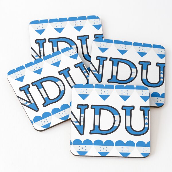 Item preview, Honduras Flag Letters And Hearts designed and sold by TheIconSmith.