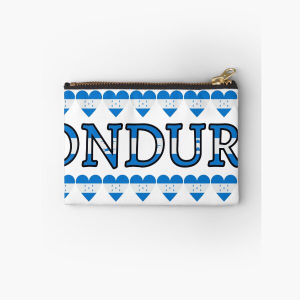 Item preview, Honduras Flag Letters And Hearts designed and sold by TheIconSmith.