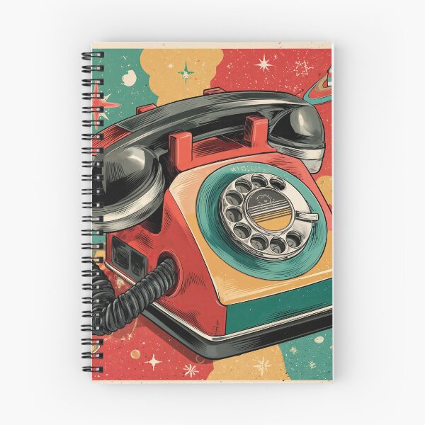 Item preview, Cosmic Connection – Retro Space Phone with Galactic Vibes designed and sold by ForeverPrintsOK.