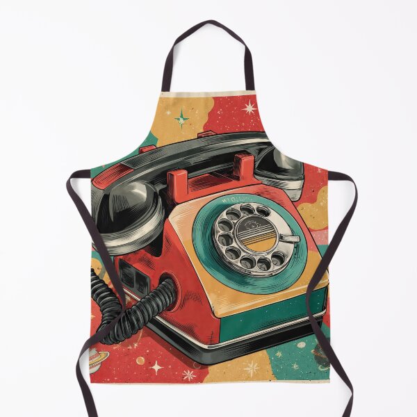 Item preview, Cosmic Connection – Retro Space Phone with Galactic Vibes designed and sold by ForeverPrintsOK.