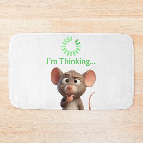 Item preview, Zippy Mouse Thinking Loading Icon designed and sold by Zippy Creation.