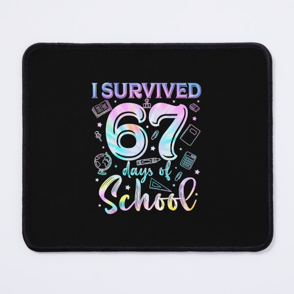 Item preview, I Survived Sixty Seven Days School Holographic  designed and sold by clarabersetart.