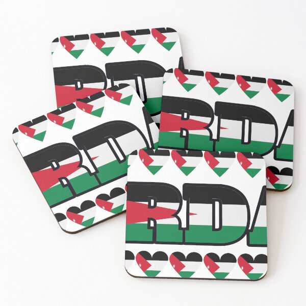 Item preview, Jordan Flag Letters And Hearts designed and sold by TheIconSmith.