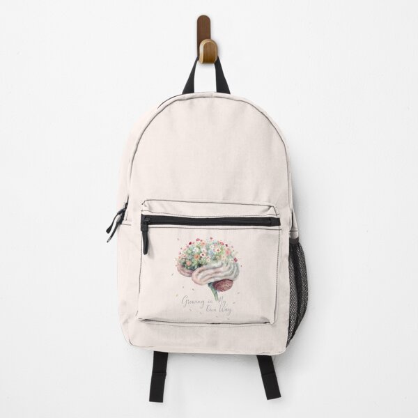 Item preview, Growing in My Own Way – Floral Brain Watercolor Art | Neurodiversity, Self-Growth & Mental Wellness Design designed and sold by PureBrain.