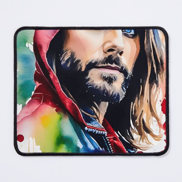 Item preview, JARED-LETO-WATERCOLOR designed and sold by EviePatel12.