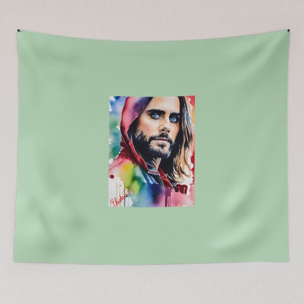 Item preview, JARED-LETO-WATERCOLOR designed and sold by EviePatel12.