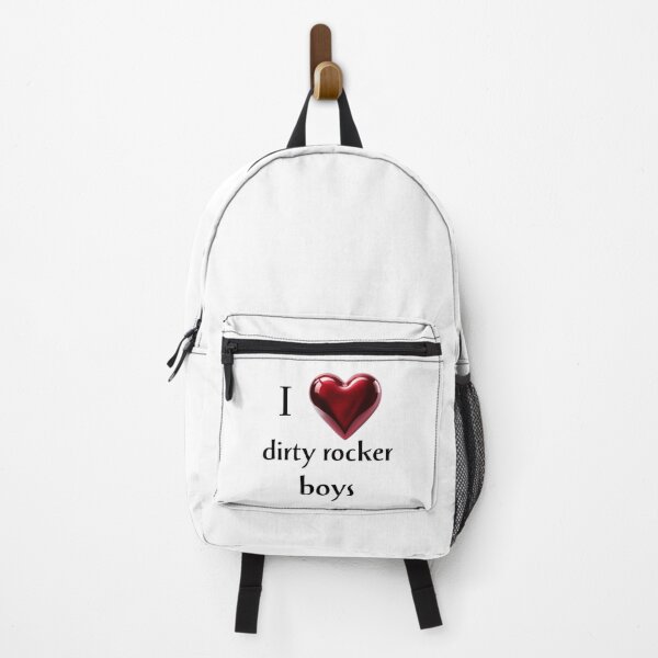 Item preview, I ❤️ Dirty Rocker Boys – White designed and sold by destelloacido.