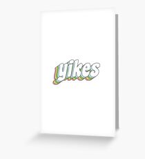 yikes Greeting Card