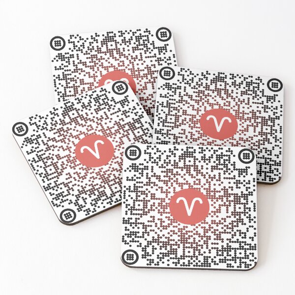 Item preview, Aries Auto-Updating Horoscope QR Code – Daily Live Astrology Scan designed and sold by Chroma Artis.