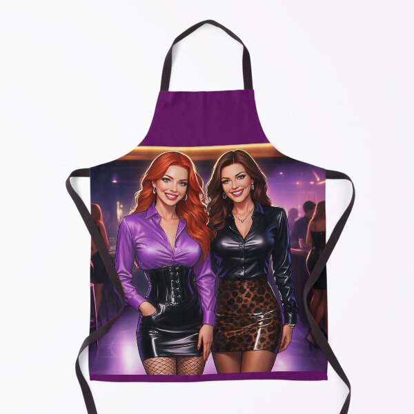 Item preview, Nightlife Queens: Bold Fashion in Neon Glow designed and sold by Trina AI Art.