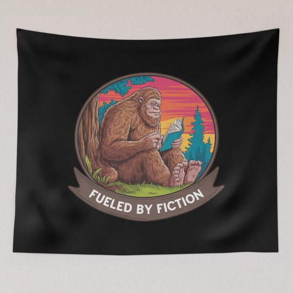 Item preview, Lecturas míticas Bigfoot leyendo un libro designed and sold by KonstanKoraner.