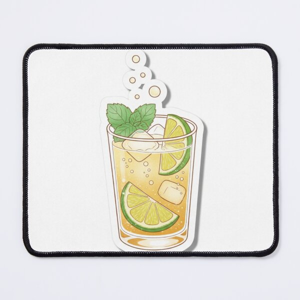 Item preview, Honey Lime Mint Soda – Refreshing Aesthetic Drink Illustration designed and sold by zenaikido.
