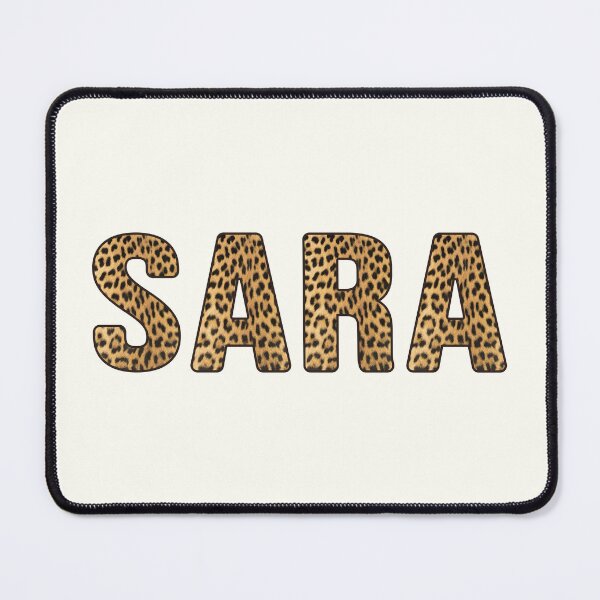 Item preview, Sara Name Leopard Print designed and sold by Jeallan Designs.