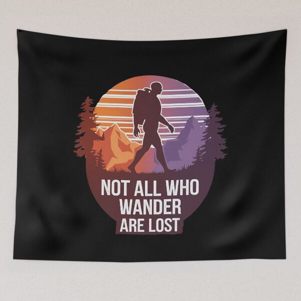 Item preview, Not All Those Who Wander Are Lost Bigfoot Wandering Forest designed and sold by KonstanKoraner.