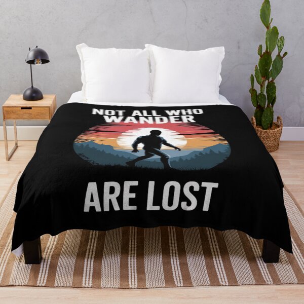 Item preview, Not All Who Wander Are Lost Bigfoot Nature Outdoor designed and sold by KonstanKoraner.