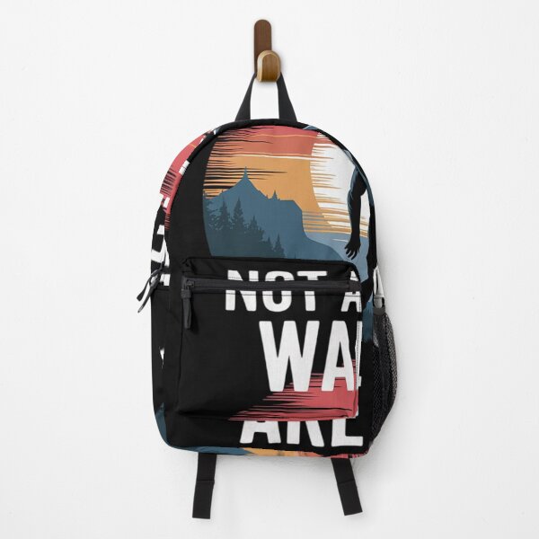 Item preview, Not All Who Wander Are Lost Bigfoot Nature Outdoor designed and sold by KonstanKoraner.