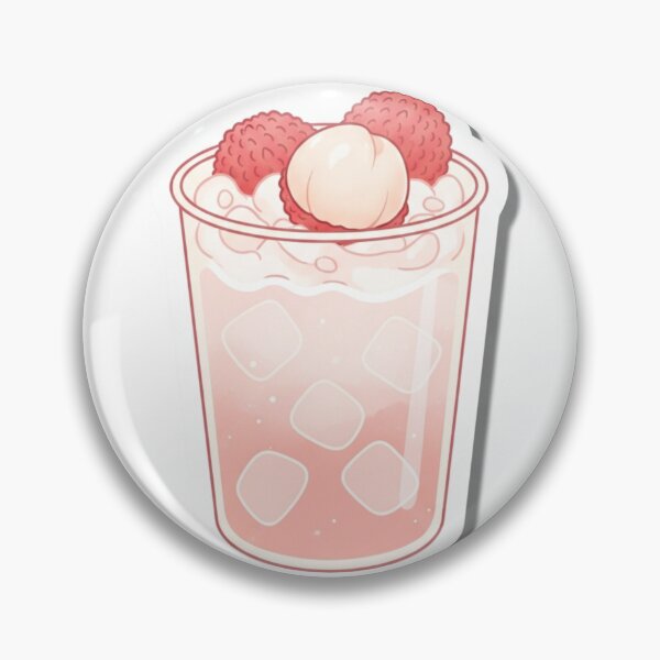 Item preview, Sweet Lychee Drink – Cute Pink Aesthetic Illustration designed and sold by zenaikido.