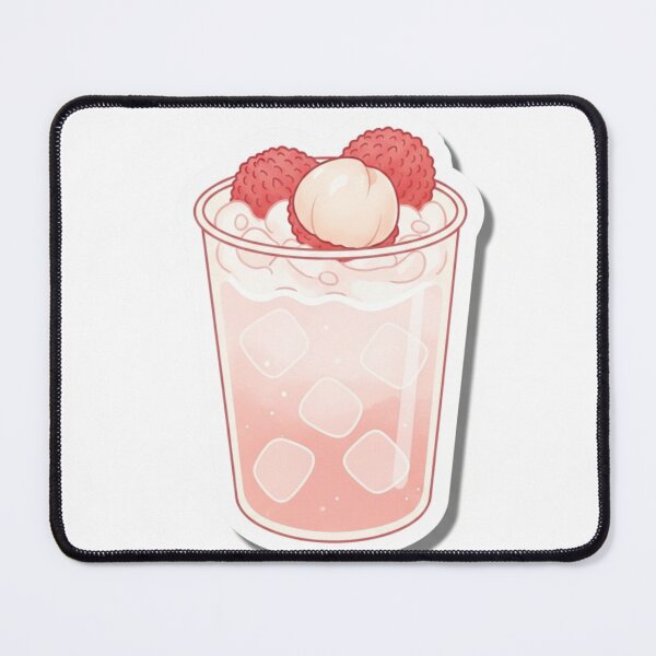Item preview, Sweet Lychee Drink – Cute Pink Aesthetic Illustration designed and sold by zenaikido.